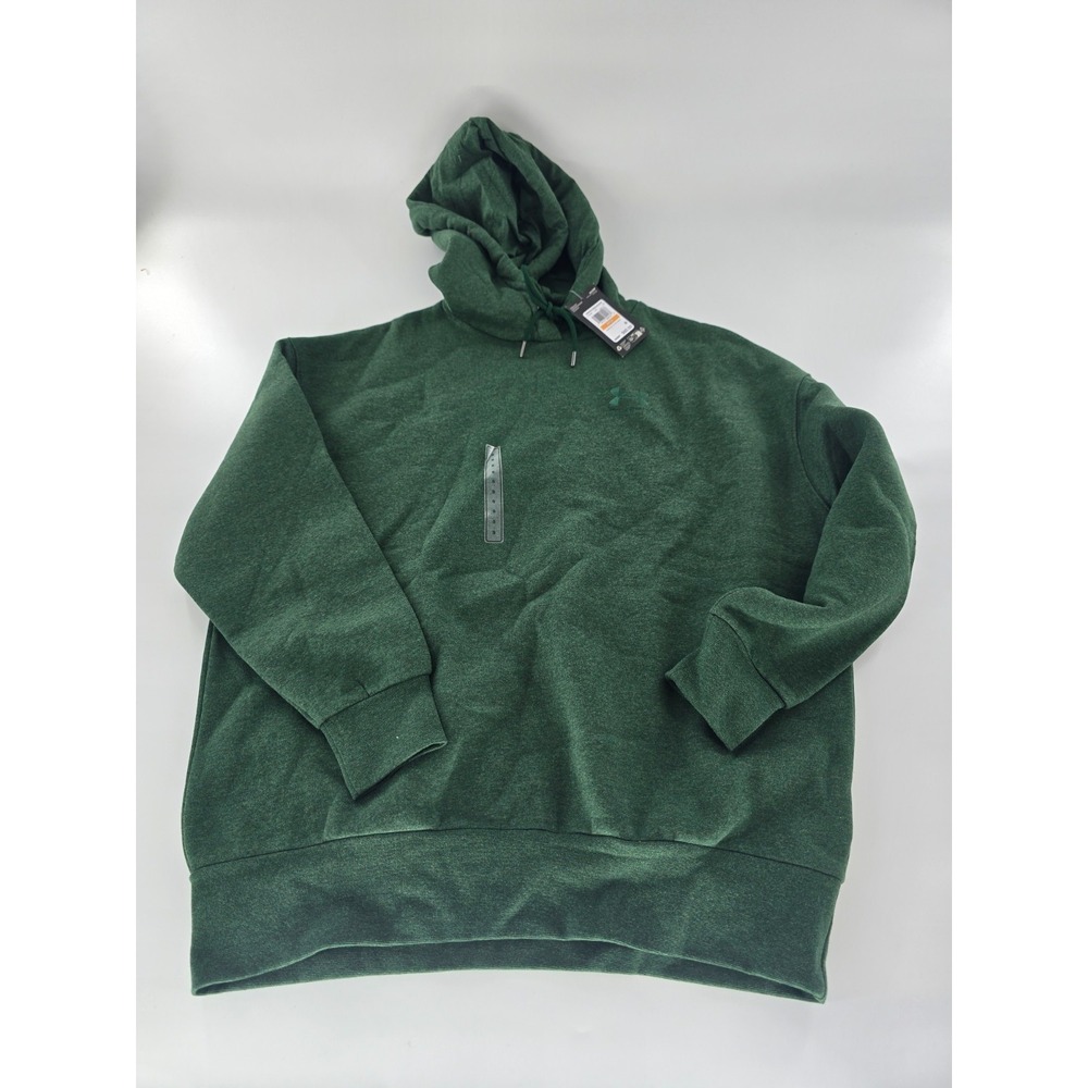 Under Armour Essential Women's Fleece Oversized Hoodies Size M Green 1379495-302